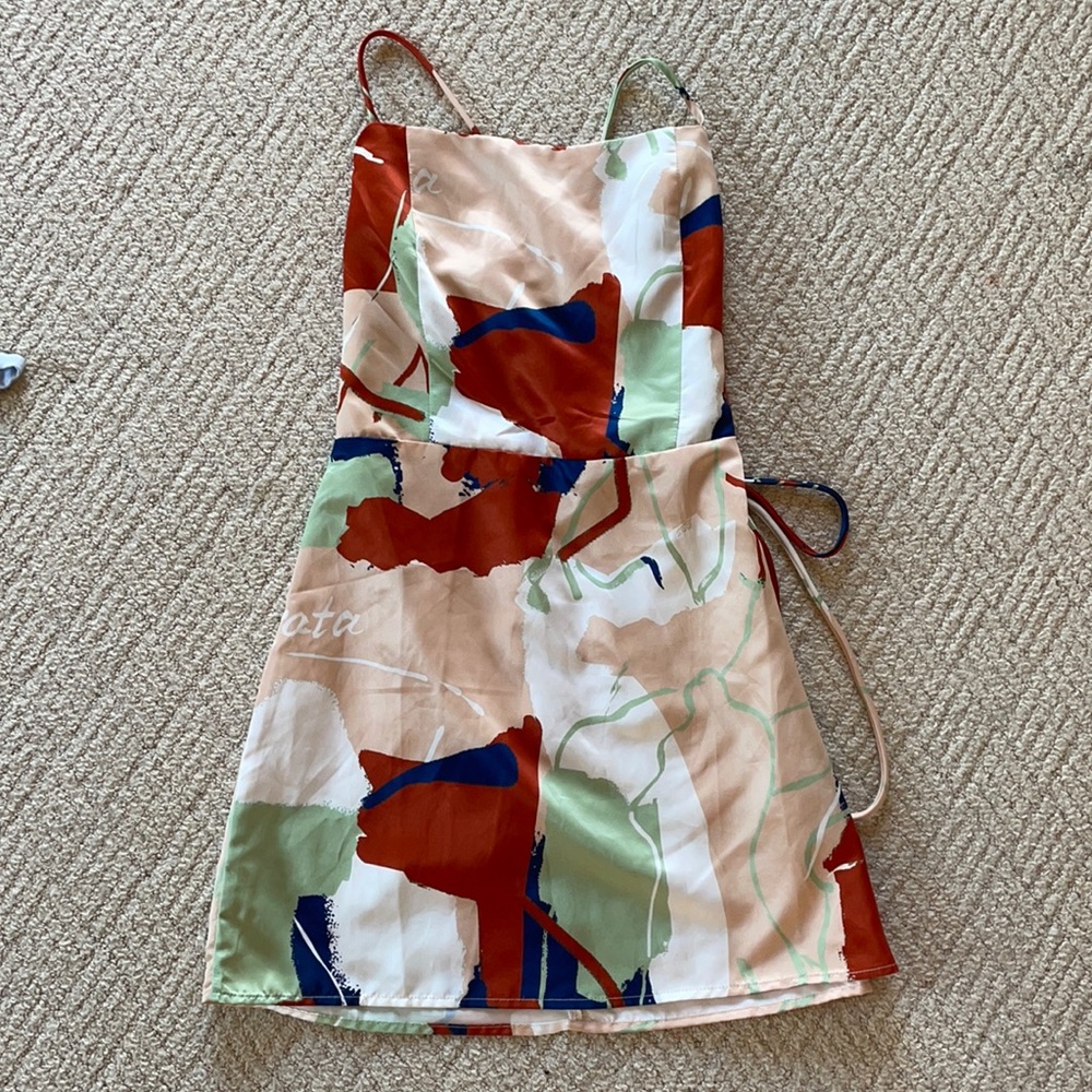 Inamorata Varick Satin Mini Dress